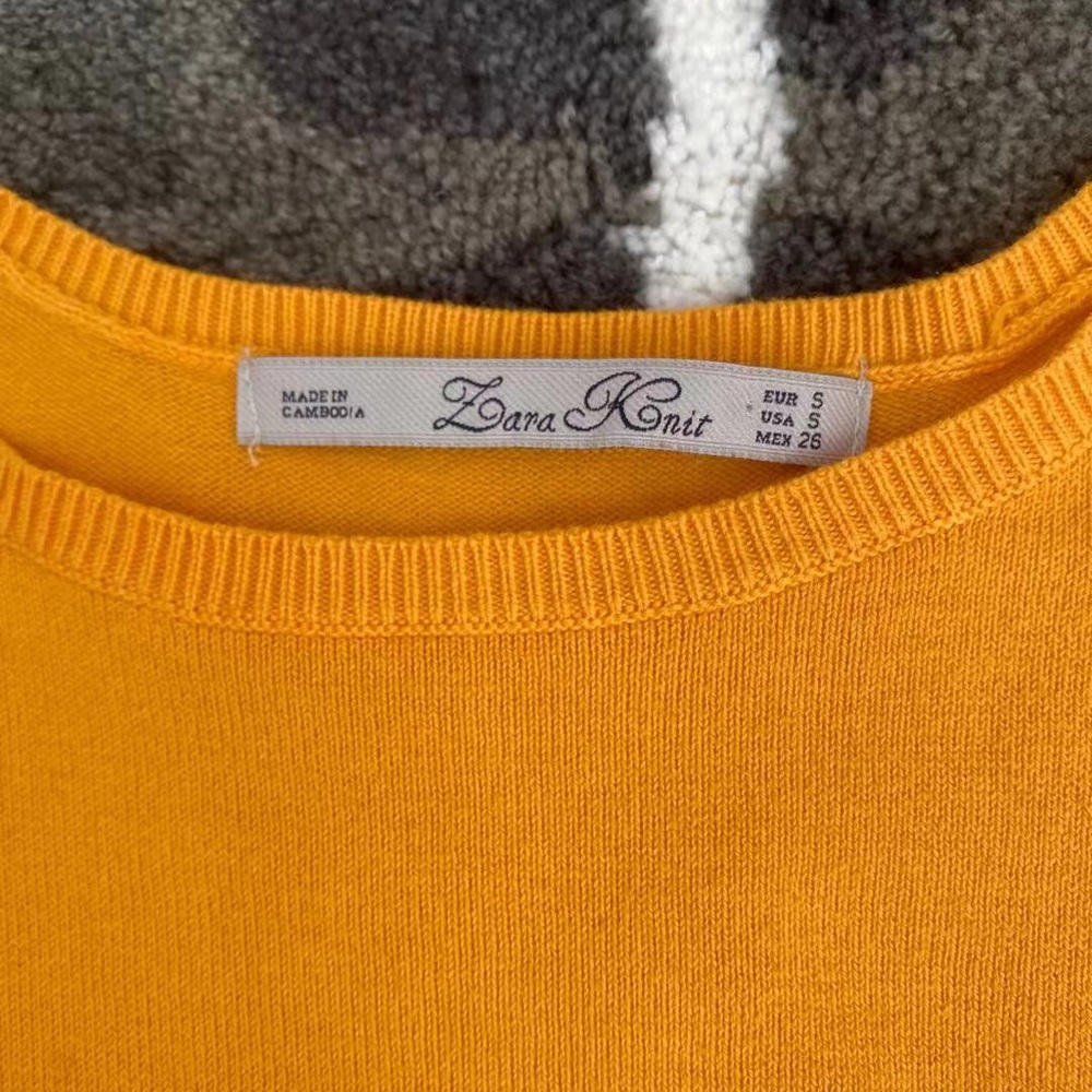 Zara knit sweatshirt size S women